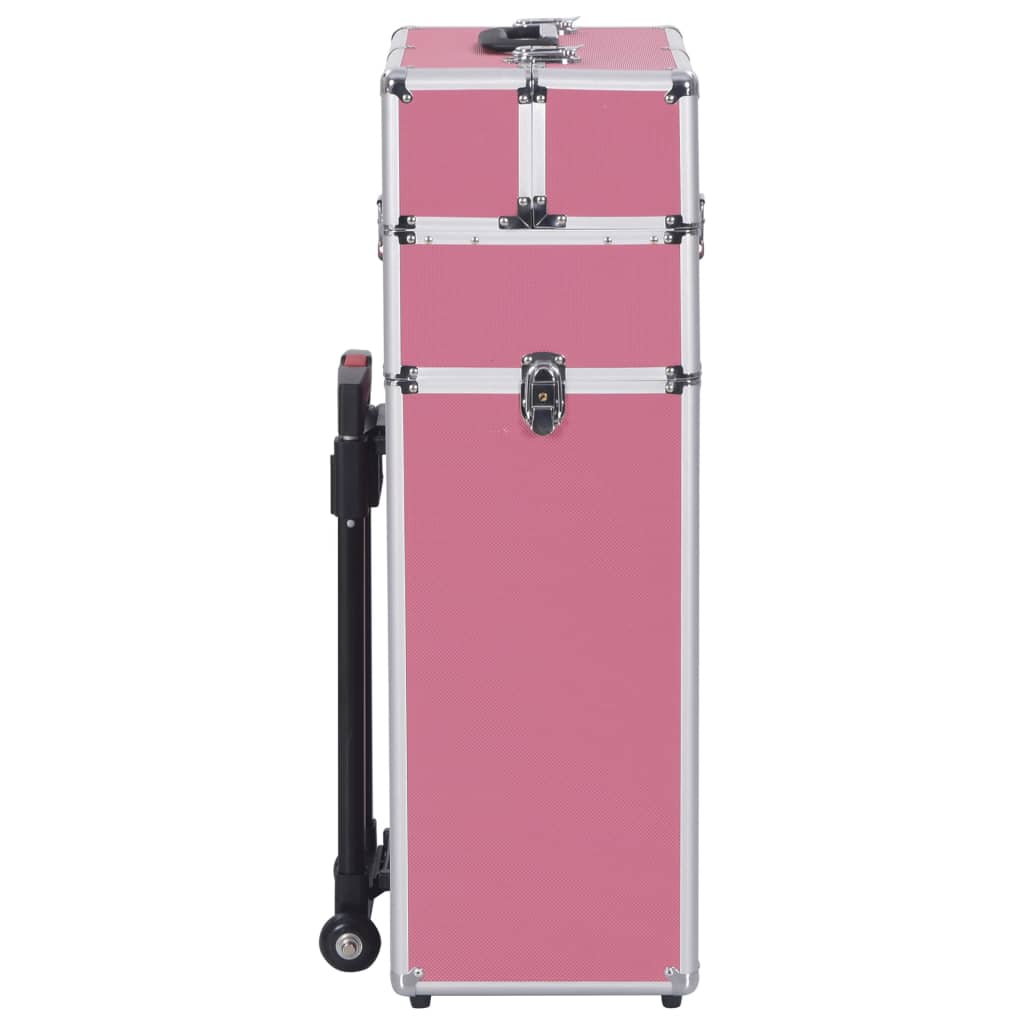 Make-up Trolley Aluminium Pink