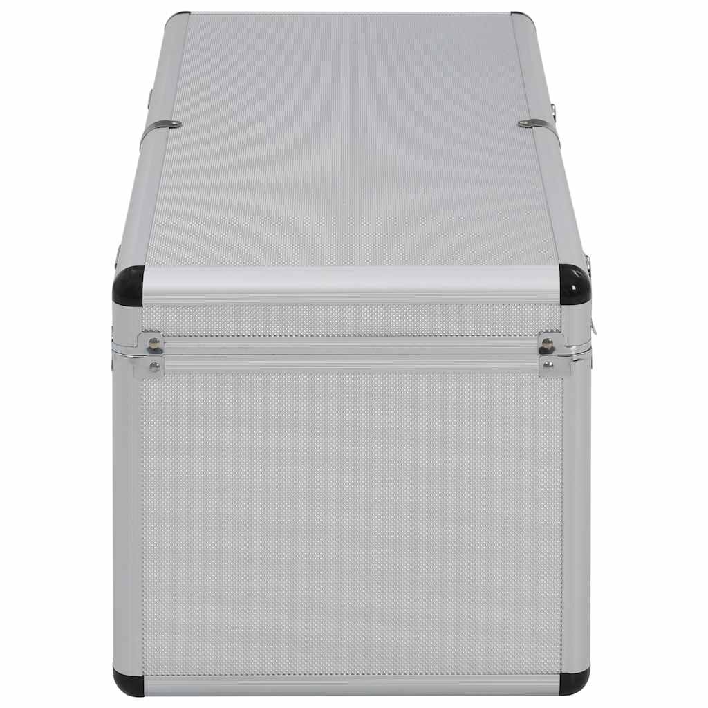 Storage Cases 2 pcs Silver Aluminium