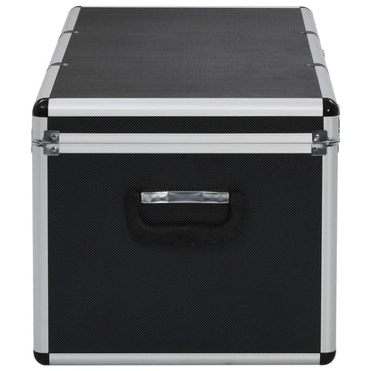 Storage Cases 3 pcs Black Aluminium