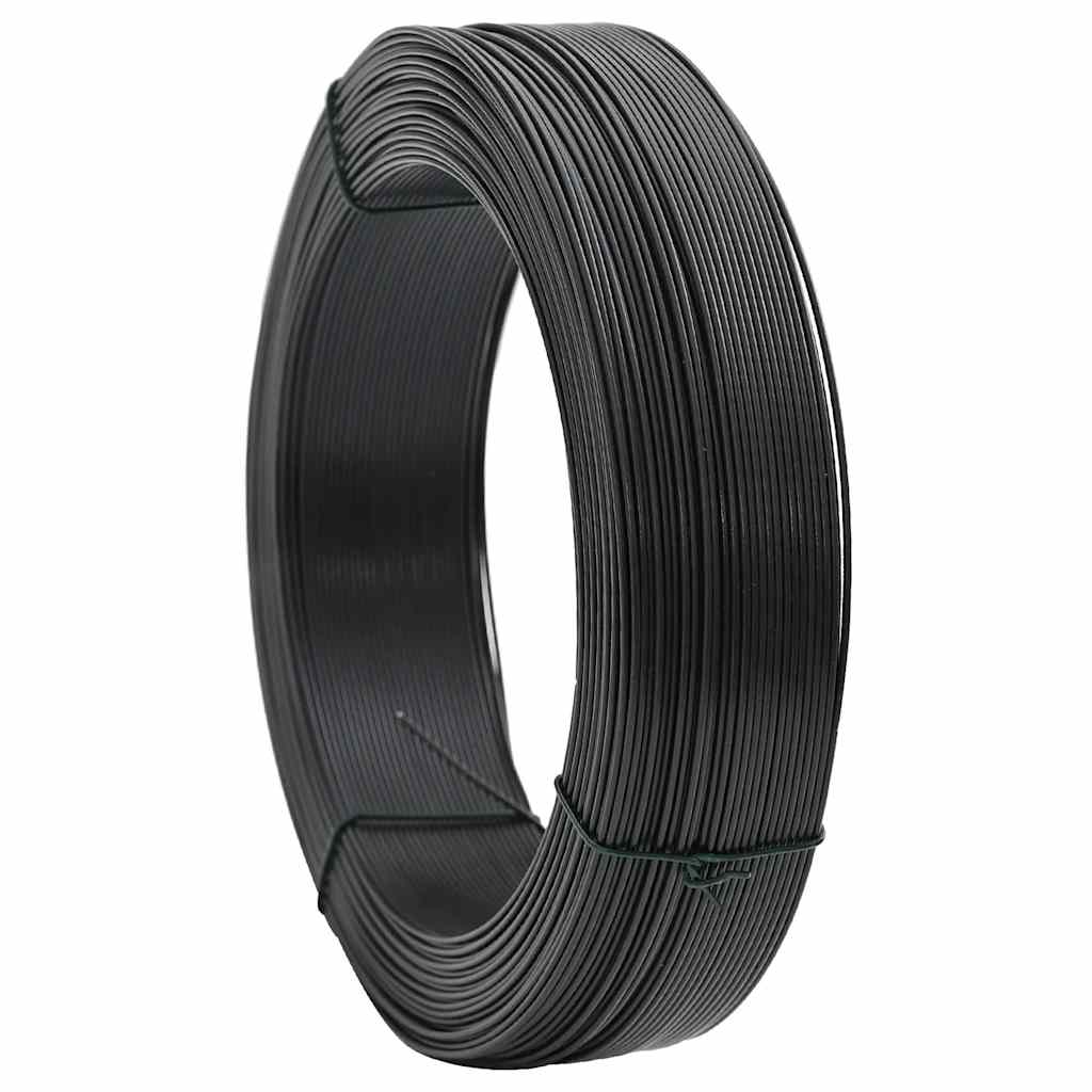 Fence Binding Wire 250 m 1.6/2.5 mm Steel Anthracite