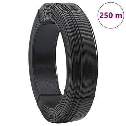 Fence Binding Wire 250 m 1.6/2.5 mm Steel Anthracite