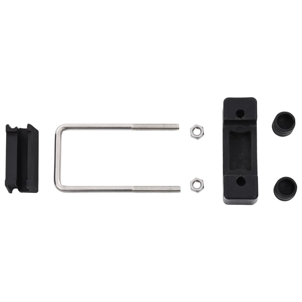 U Connector with Plastic for Fence Post 60x40 mm 25 Sets