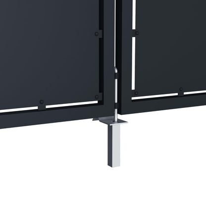 Garden Gate Steel 300x200 cm Anthracite