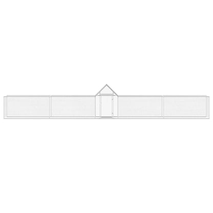 Chicken Coop 9x1x1.5 m Galvanised Steel