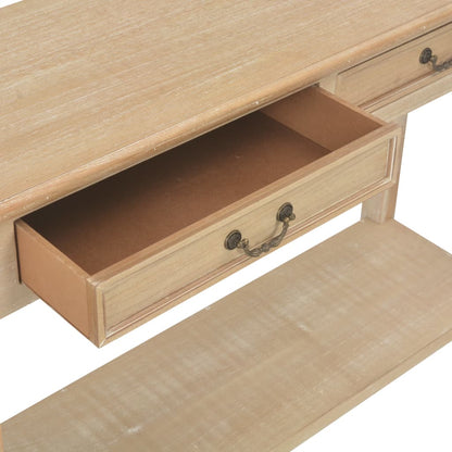 Console Table 110x35x80 cm Wood