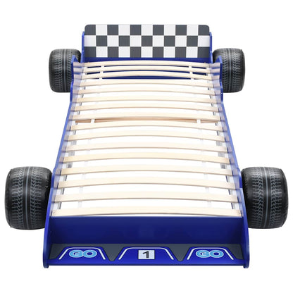 Children's Race Car Bed 90x200 cm Blue