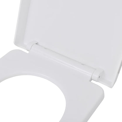 Toilet Seats with Soft Close Lids 2 pcs Plastic White