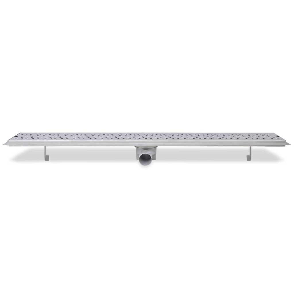 Linear Shower Drain 2 pcs Bubble 1030x140 mm Stainless Steel