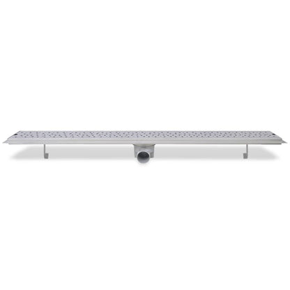 Linear Shower Drain 2 pcs Bubble 1030x140 mm Stainless Steel