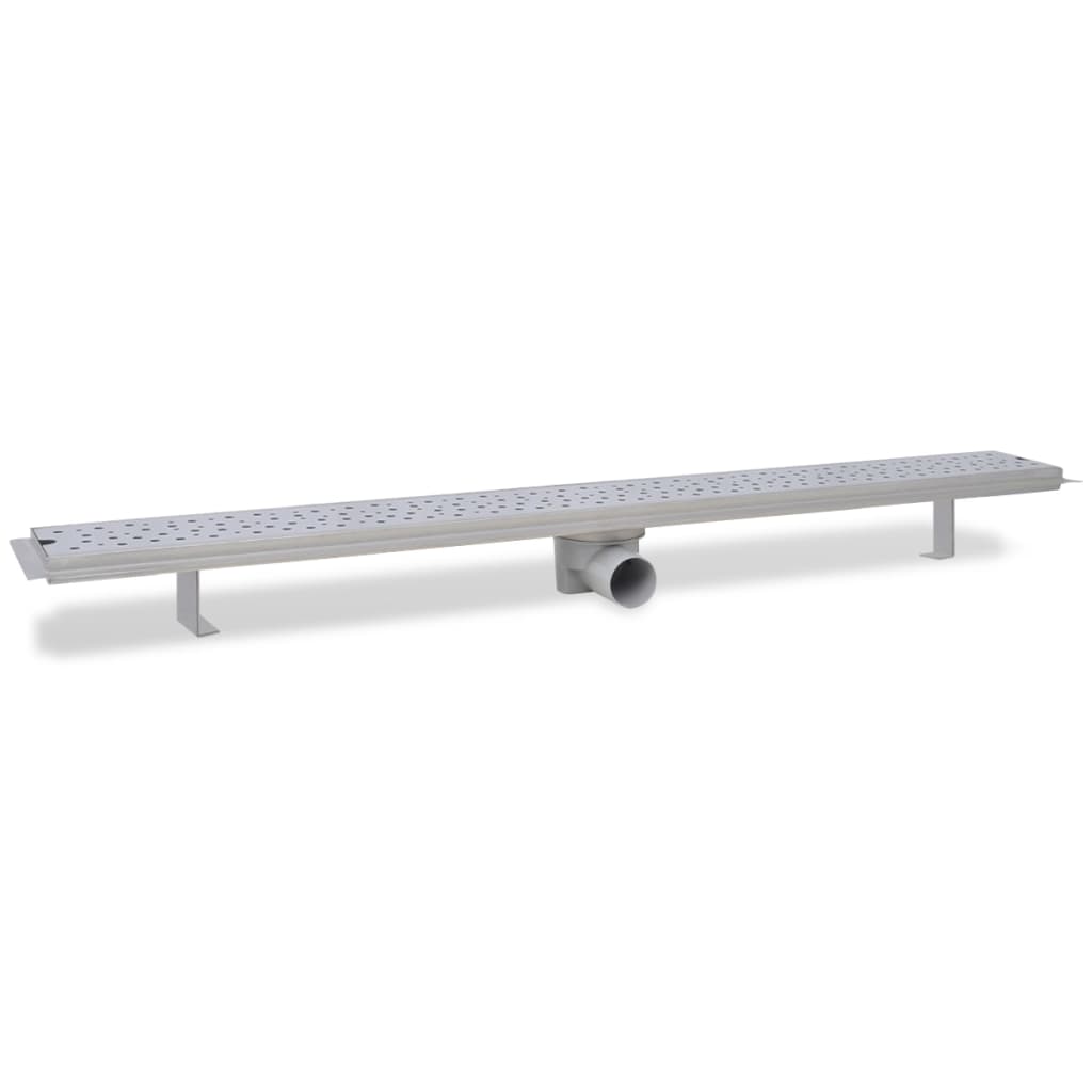 Linear Shower Drain 2 pcs Bubble 1030x140 mm Stainless Steel