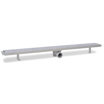 Linear Shower Drain 2 pcs Bubble 1030x140 mm Stainless Steel