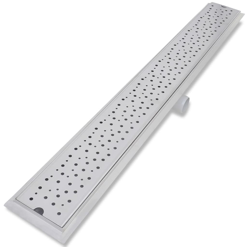 Linear Shower Drain 2 pcs Bubble 1030x140 mm Stainless Steel