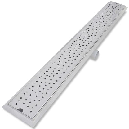 Linear Shower Drain 2 pcs Bubble 1030x140 mm Stainless Steel