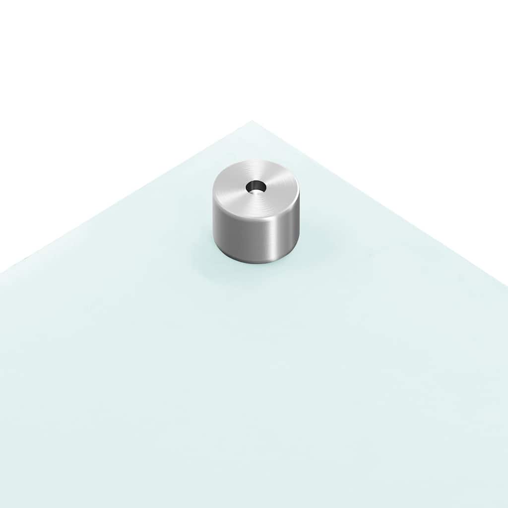 Kitchen Backsplash White 70 x 50 cm Tempered Glass