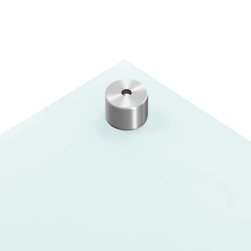 Kitchen Backsplash White 90 x 50 cm Tempered Glass