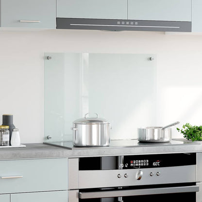 Kitchen Backsplash Transparent 70 x 50 cm Tempered Glass