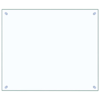 Kitchen Backsplash Transparent 70 x 60 cm Tempered Glass