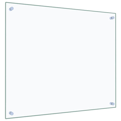 Kitchen Backsplash Transparent 70 x 60 cm Tempered Glass