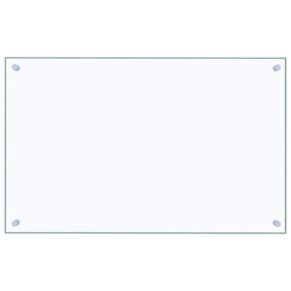 Kitchen Backsplash Transparent 80 x 50 cm Tempered Glass