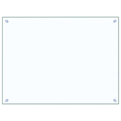 Kitchen Backsplash Transparent 80 x 60 cm Tempered Glass