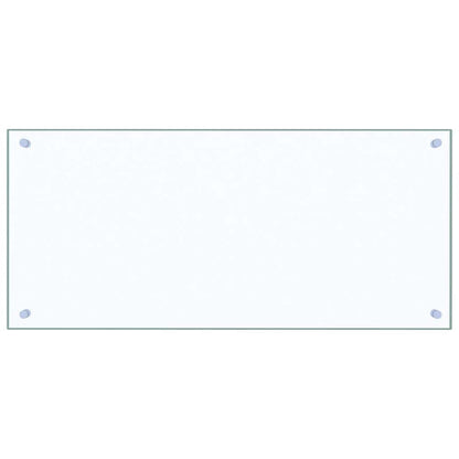 Kitchen Backsplash Transparent 90 x 40 cm Tempered Glass