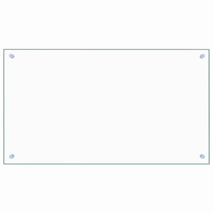 Kitchen Backsplash Transparent 90 x 50 cm Tempered Glass