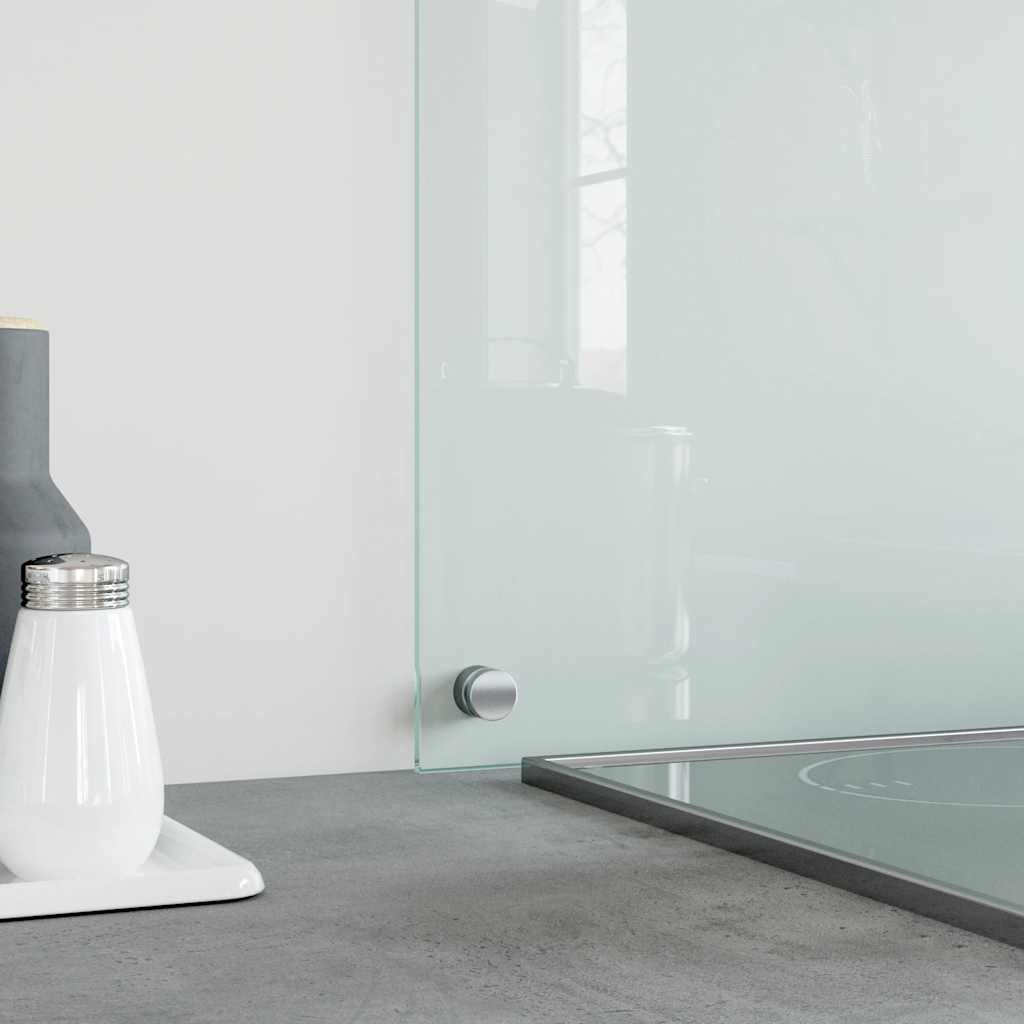 Kitchen Backsplash Transparent 90 x 50 cm Tempered Glass