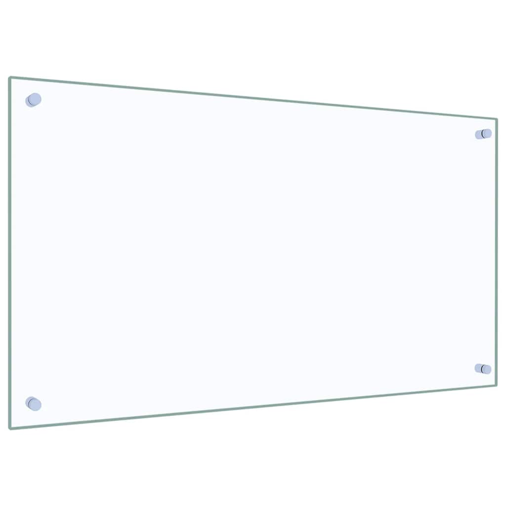 Kitchen Backsplash Transparent 90 x 50 cm Tempered Glass