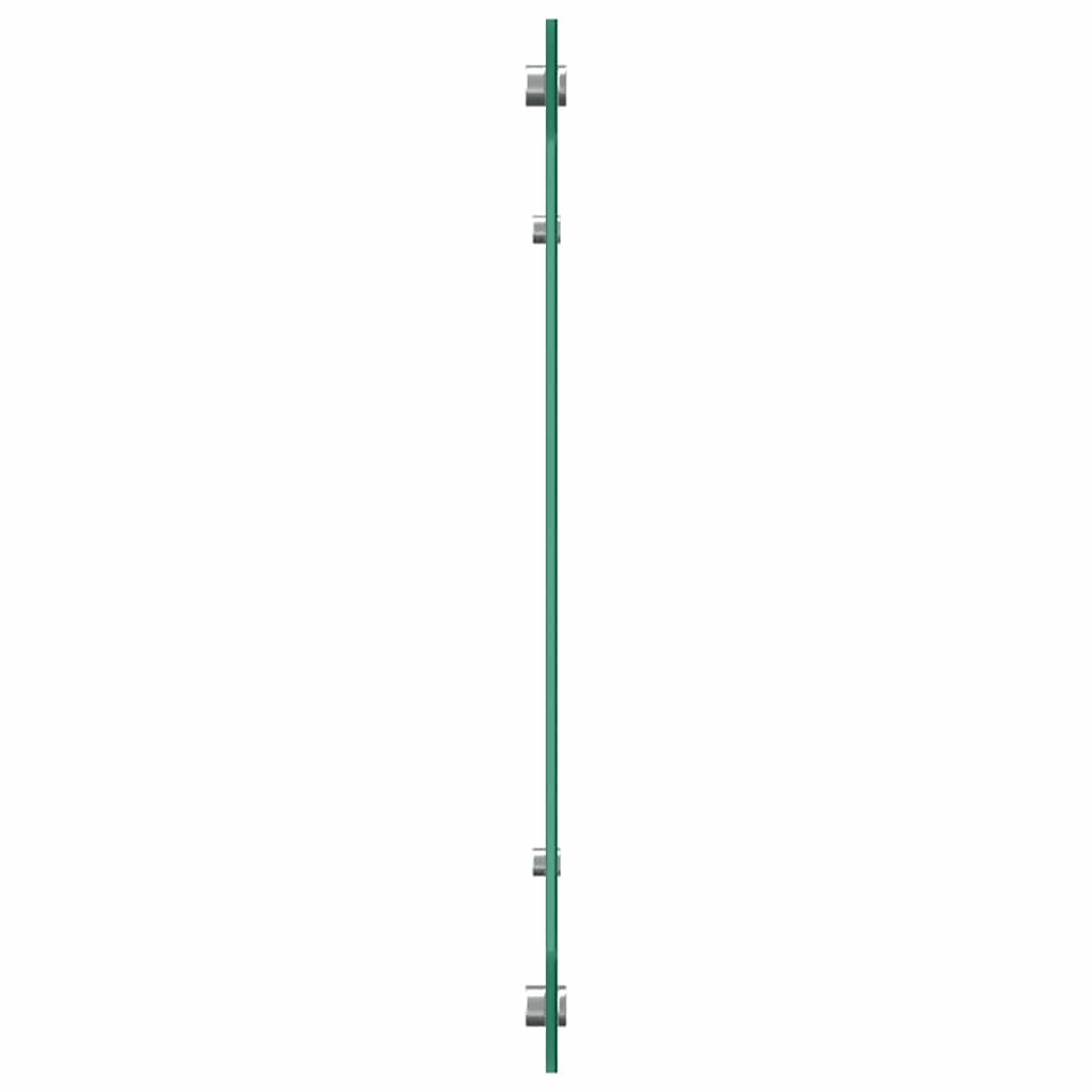 Kitchen Backsplash Transparent 90 x 50 cm Tempered Glass