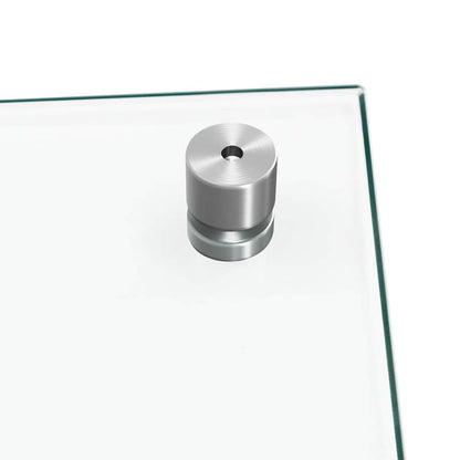 Kitchen Backsplash Transparent 90 x 50 cm Tempered Glass