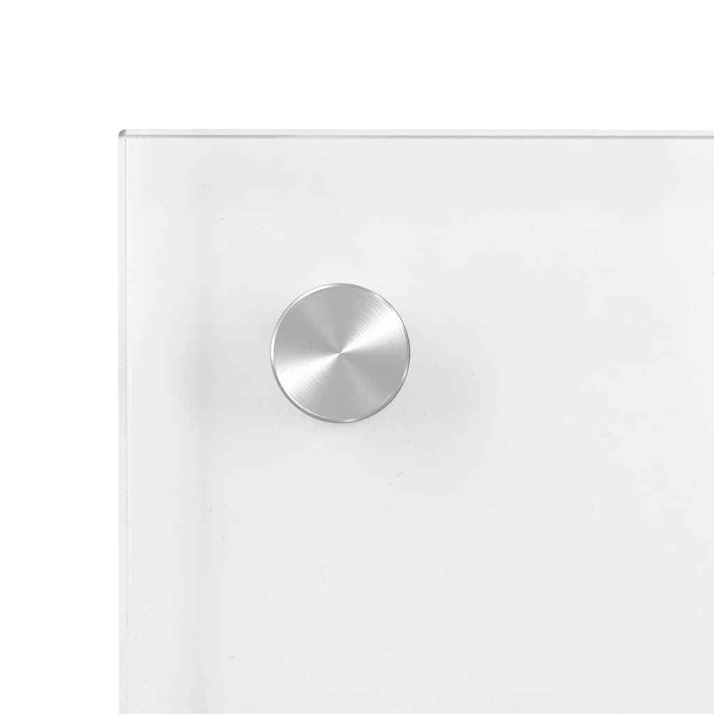 Kitchen Backsplash Transparent 90 x 50 cm Tempered Glass