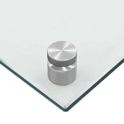 Kitchen Backsplash Transparent 90 x 50 cm Tempered Glass