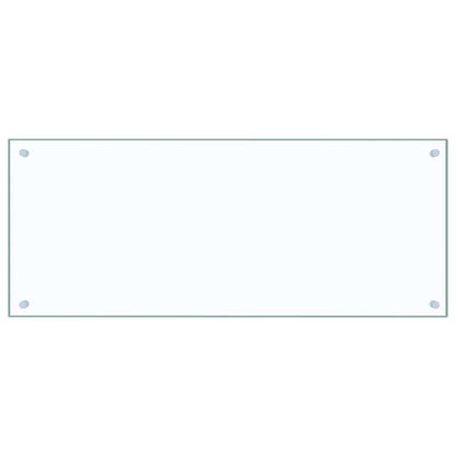 Kitchen Backsplash Transparent 100 x 40 cm Tempered Glass