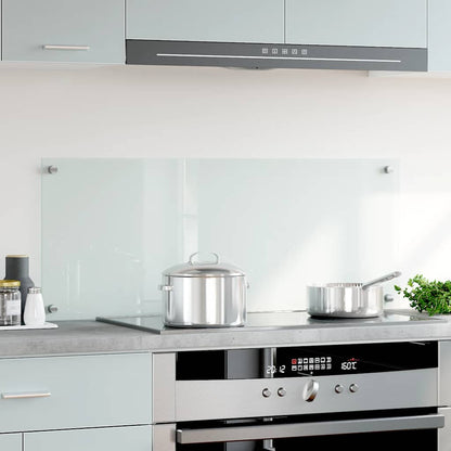 Kitchen Backsplash Transparent 100 x 40 cm Tempered Glass