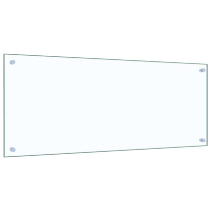 Kitchen Backsplash Transparent 100 x 40 cm Tempered Glass