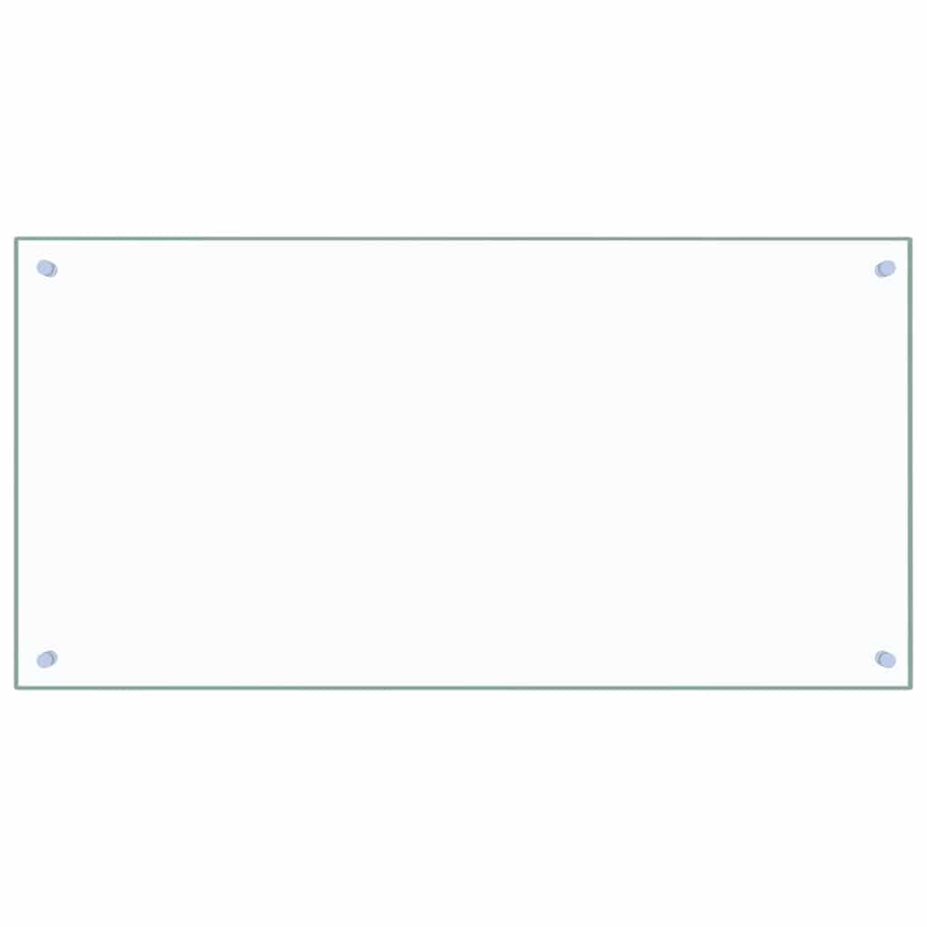 Kitchen Backsplash Transparent 100 x 50 cm Tempered Glass