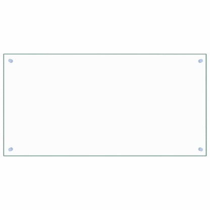 Kitchen Backsplash Transparent 100 x 50 cm Tempered Glass