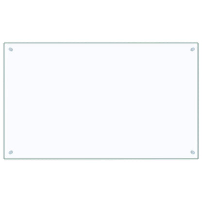 Kitchen Backsplash Transparent 100 x 60 cm Tempered Glass