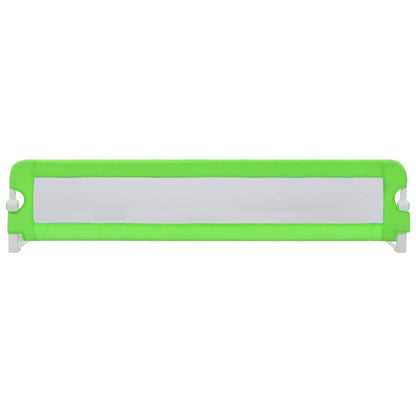 Toddler Safety Bed Rail Green 180x42 cm Polyester