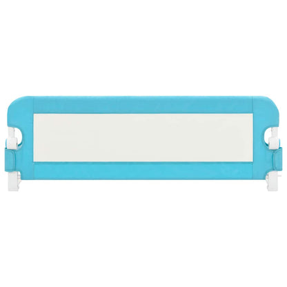 Toddler Safety Bed Rail Blue 120x42 cm Polyester
