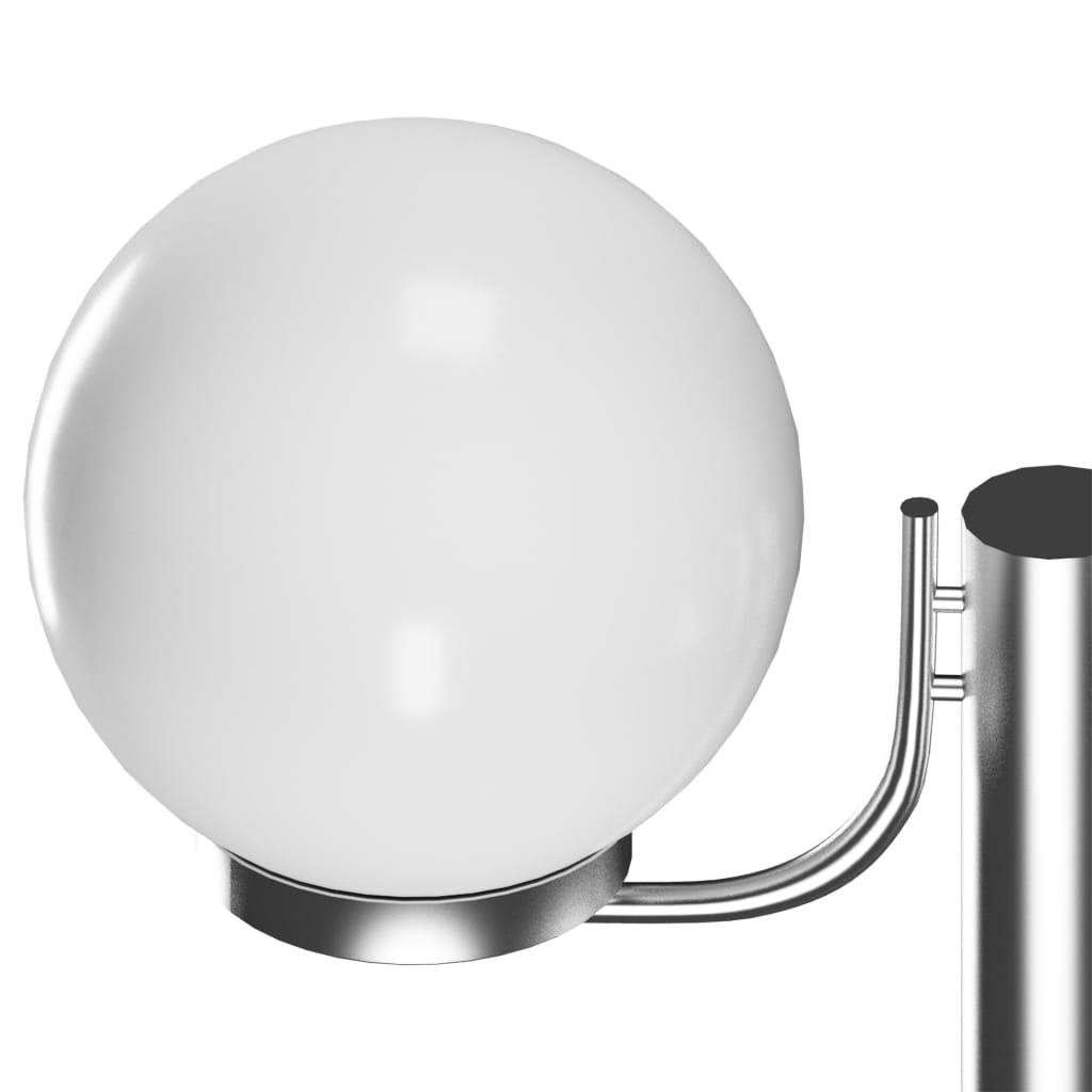 Garden Lamp Post 2 Lamps 220 cm