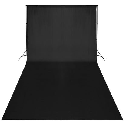 Backdrop Cotton without Stand Black 300x300 cm