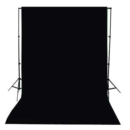 Backdrop Cotton without Stand Black 300x300 cm