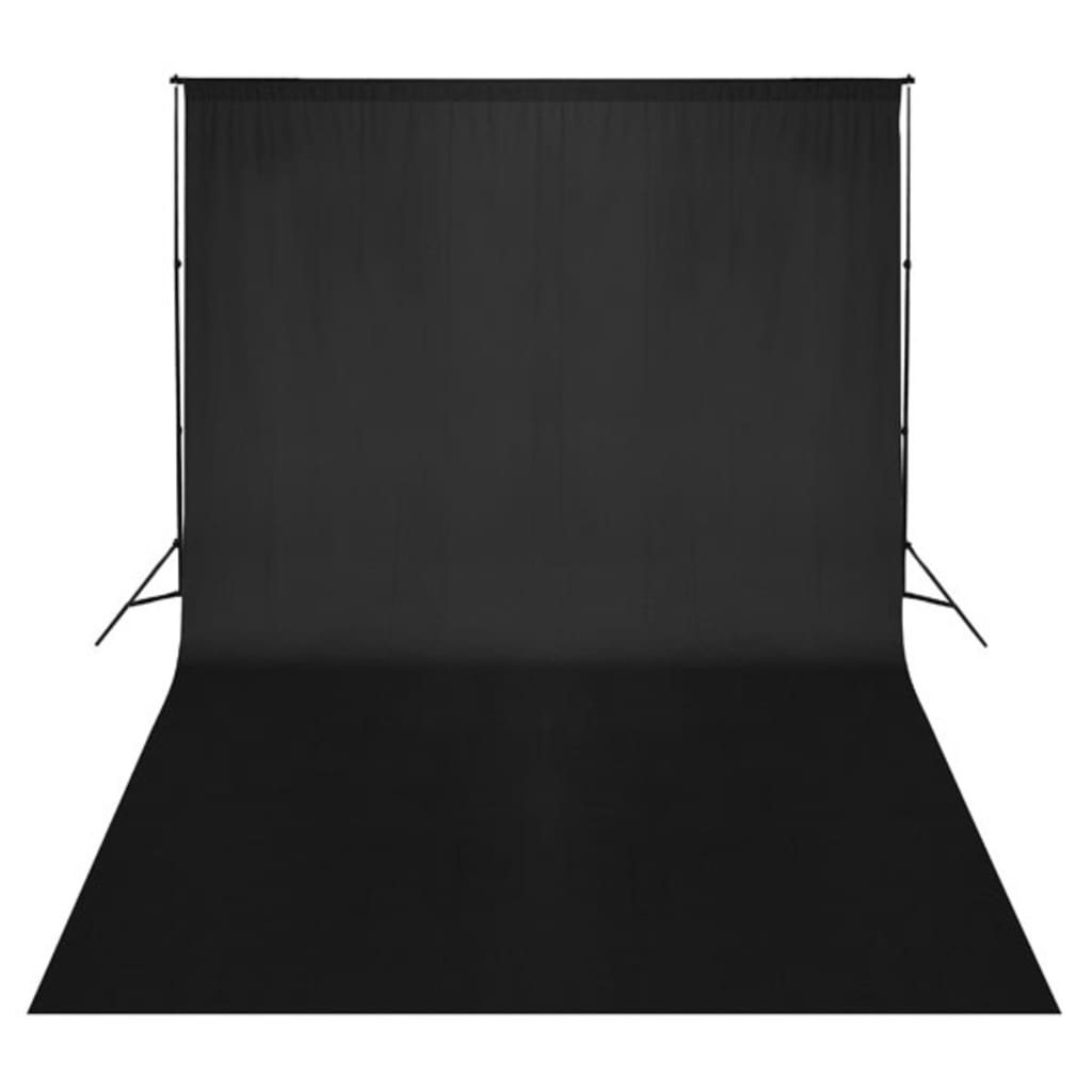 Backdrop Cotton without Stand Black 500x300 cm