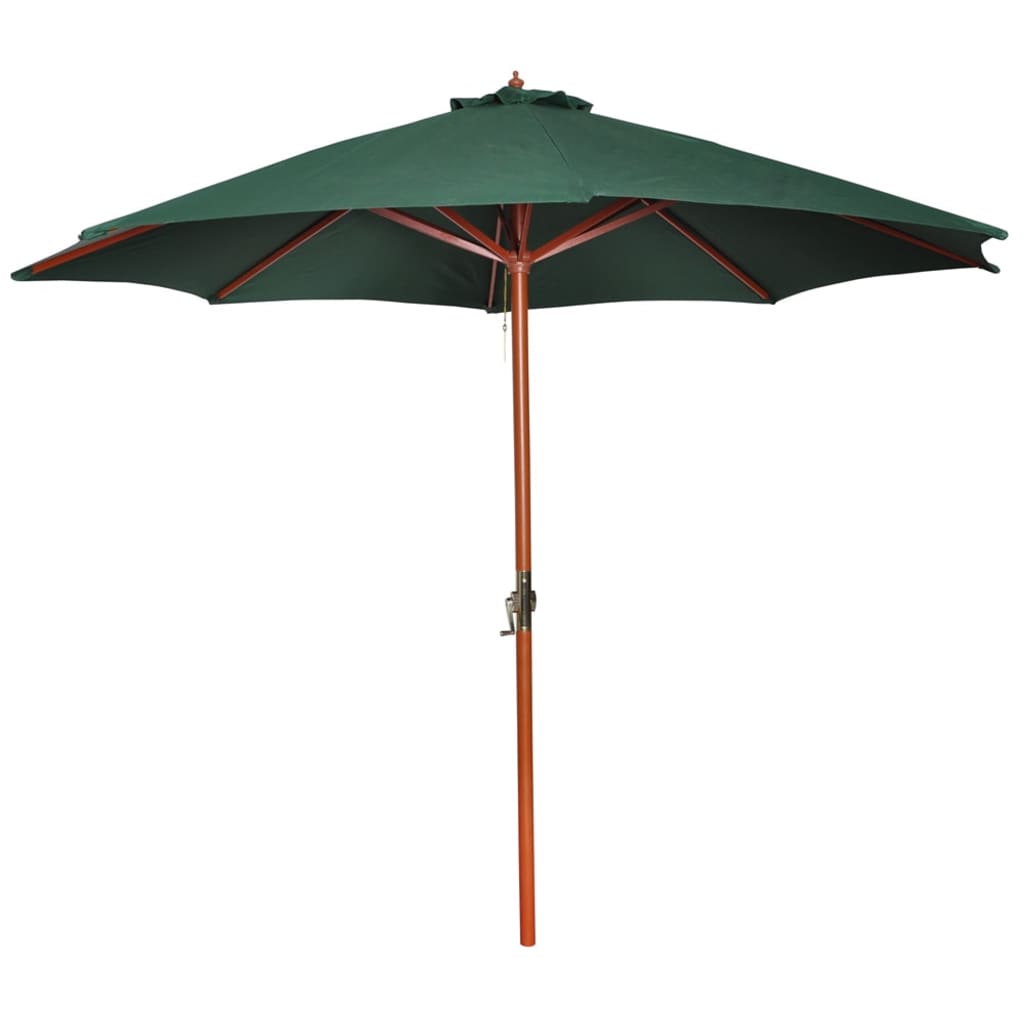 Garden Parasol Green 258 cm