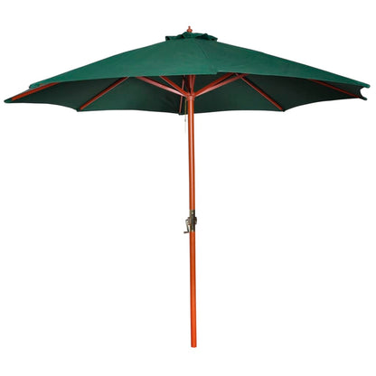 Garden Parasol Green 258 cm