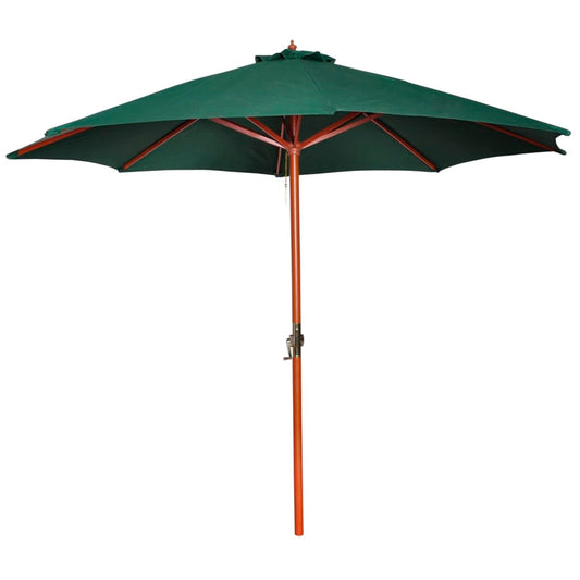 Garden Parasol Green 258 cm