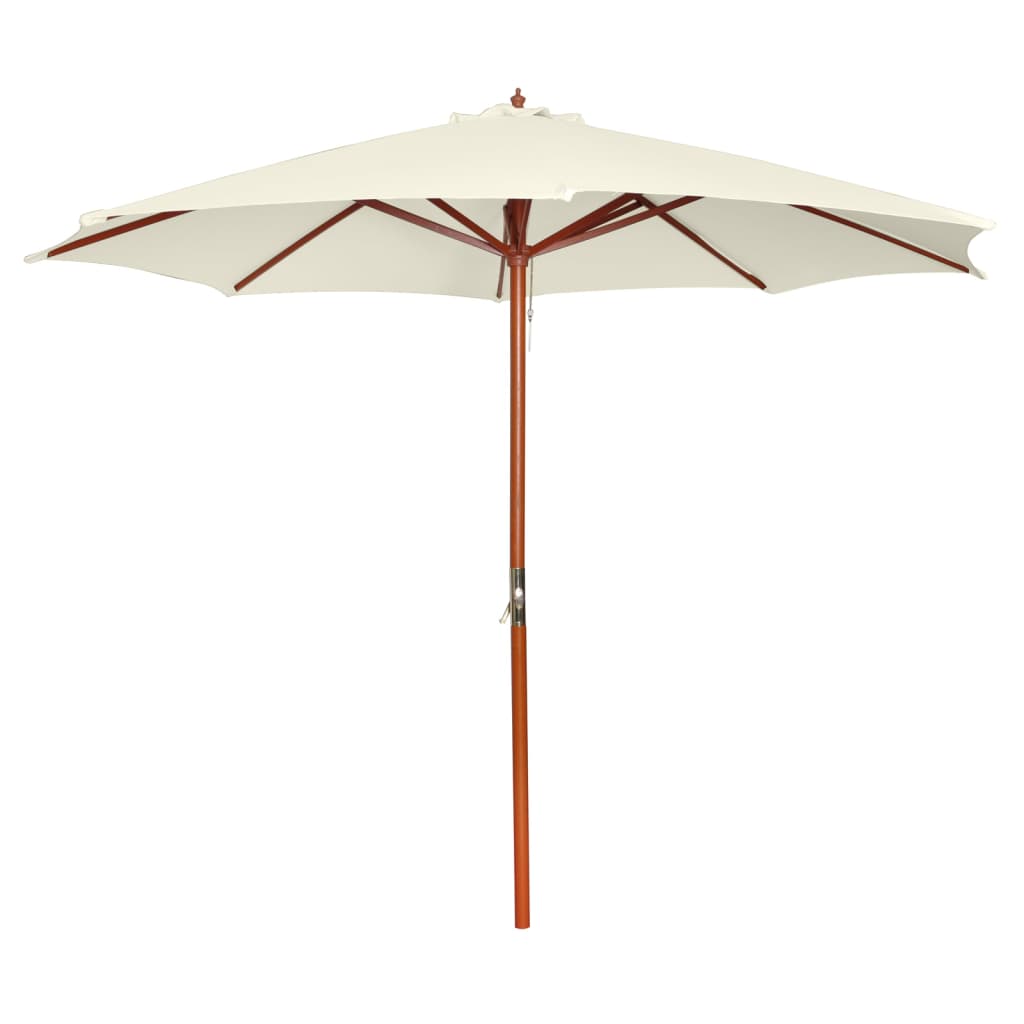 Garden Parasol 300x258 cm Sand White