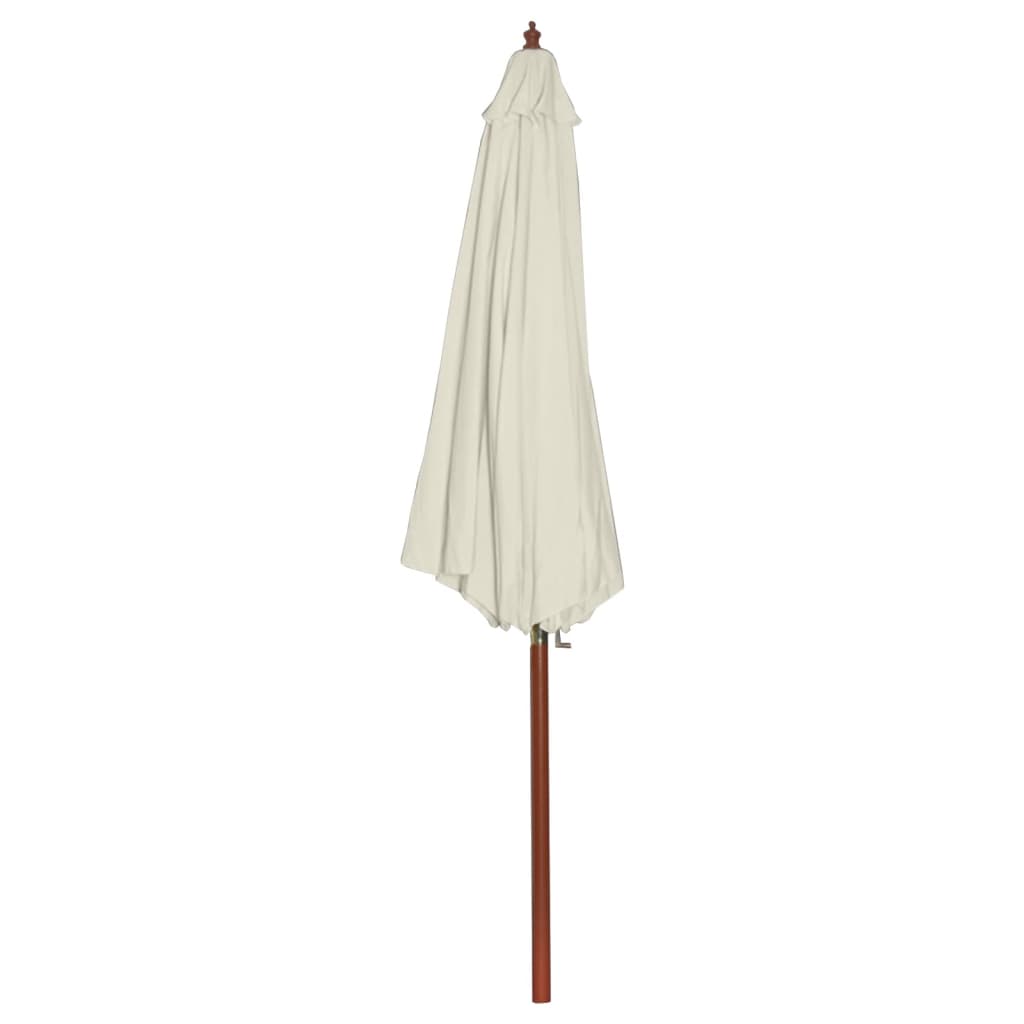 Garden Parasol 300x258 cm Sand White