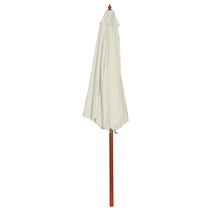 Garden Parasol 300x258 cm Sand White